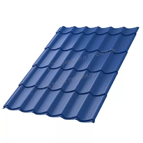 Металлочерепица МеталлПрофиль Ламонтерра (PURMAN-20-5005-0.5) Металлочерепица МеталлПрофиль Ламонтерра (PURMAN-20-5005-0.5)